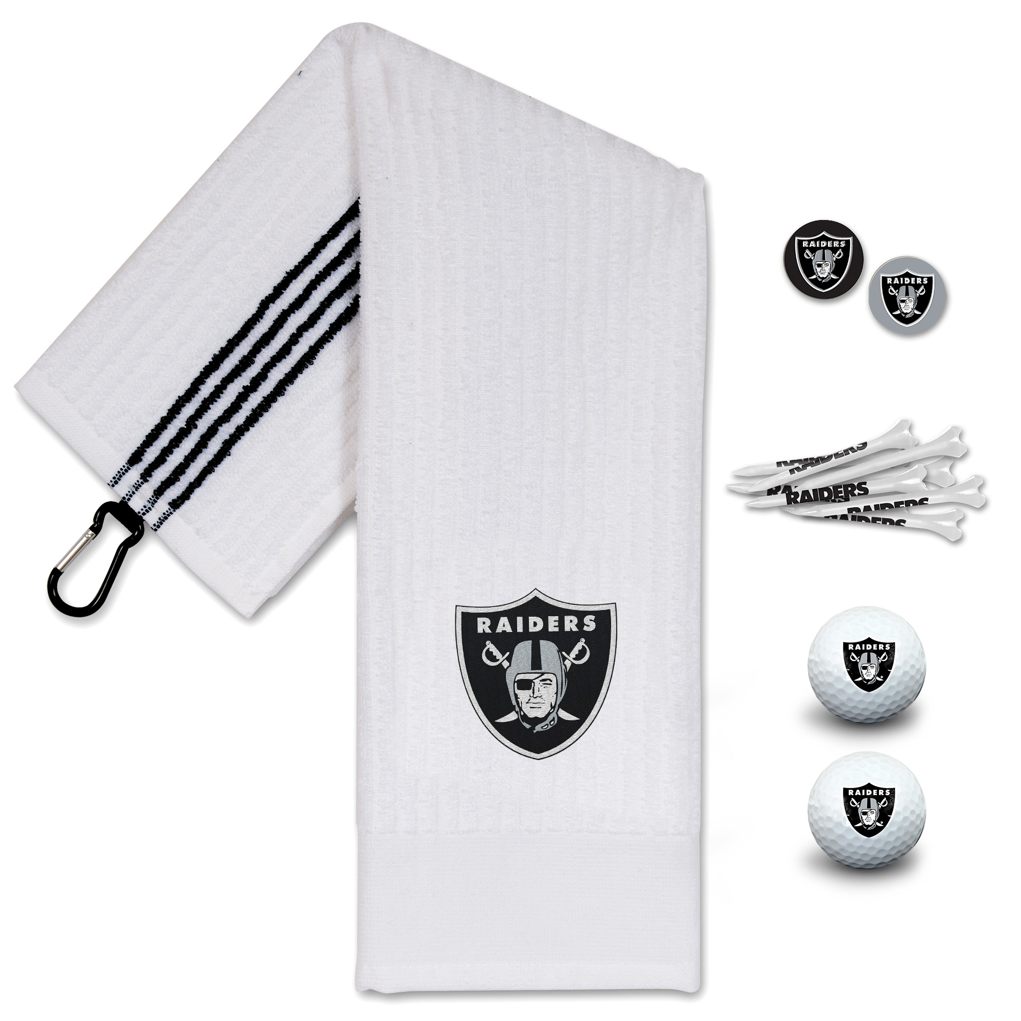 WinCraft Las Vegas Raiders Golfing Gift Set WinCraft Las Vegas Raiders Golfing Gift Set