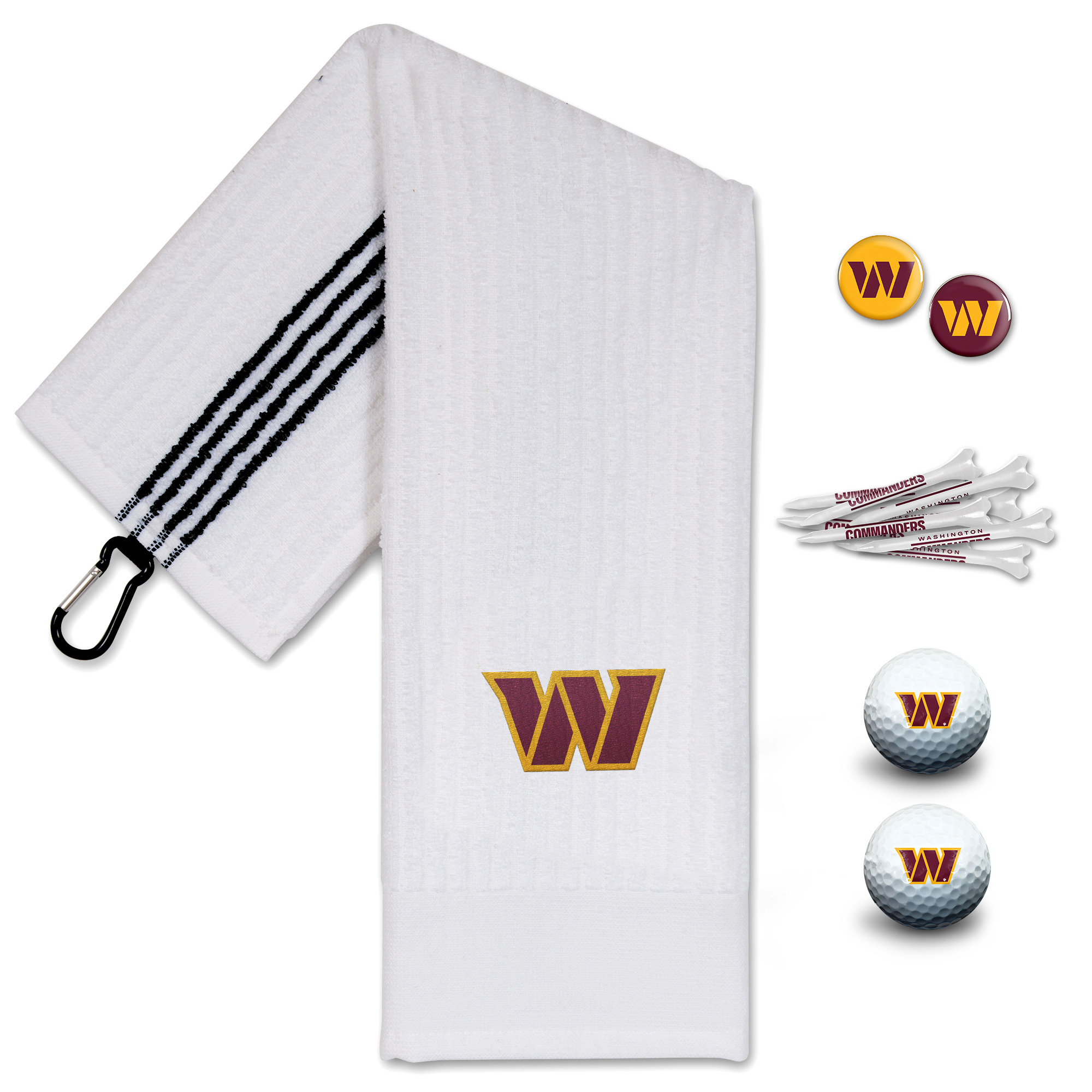 WinCraft Washington Commanders Golfing Gift Set WinCraft Washington Commanders Golfing Gift Set