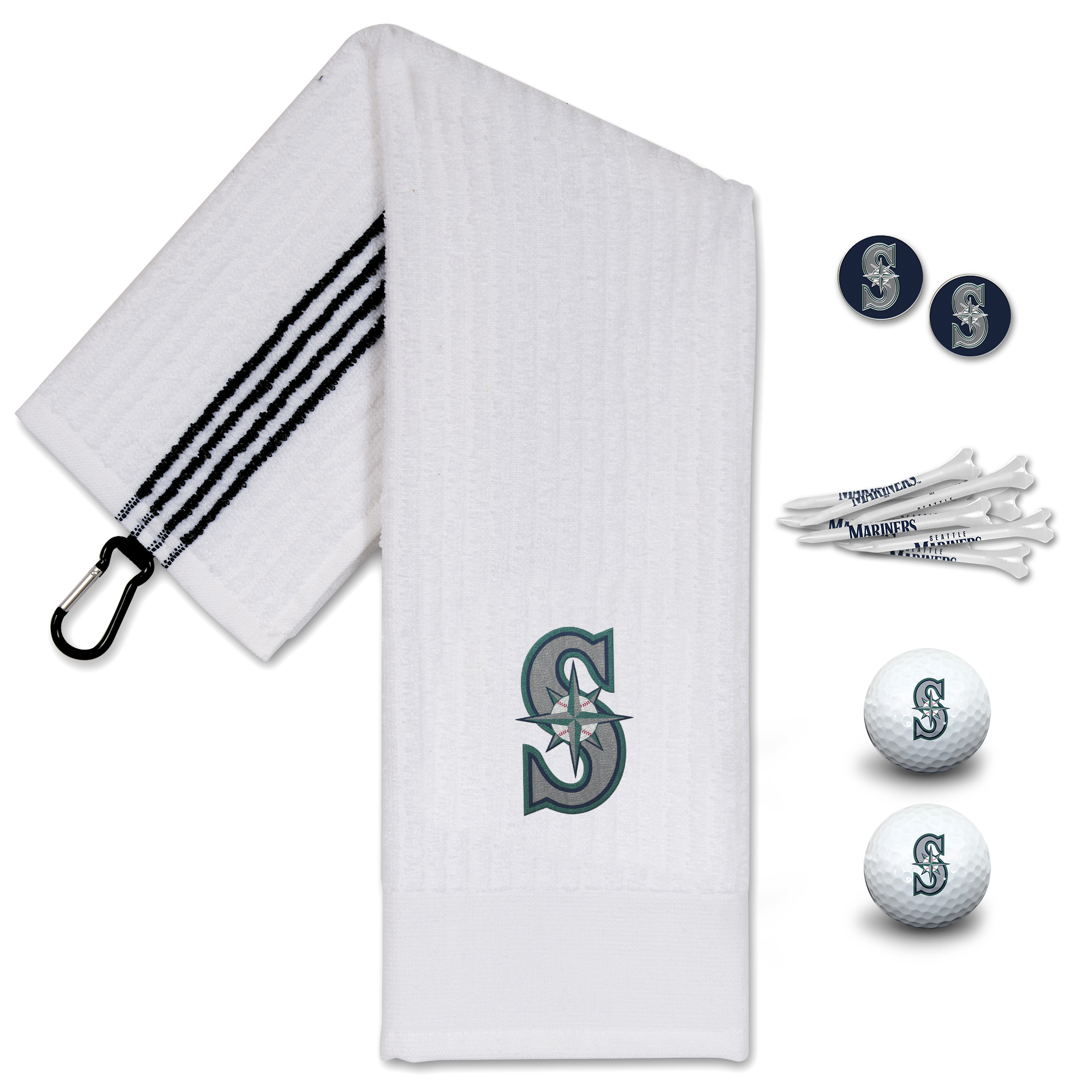 WinCraft Seattle Mariners Golfing Gift Set WinCraft Seattle Mariners Golfing Gift Set