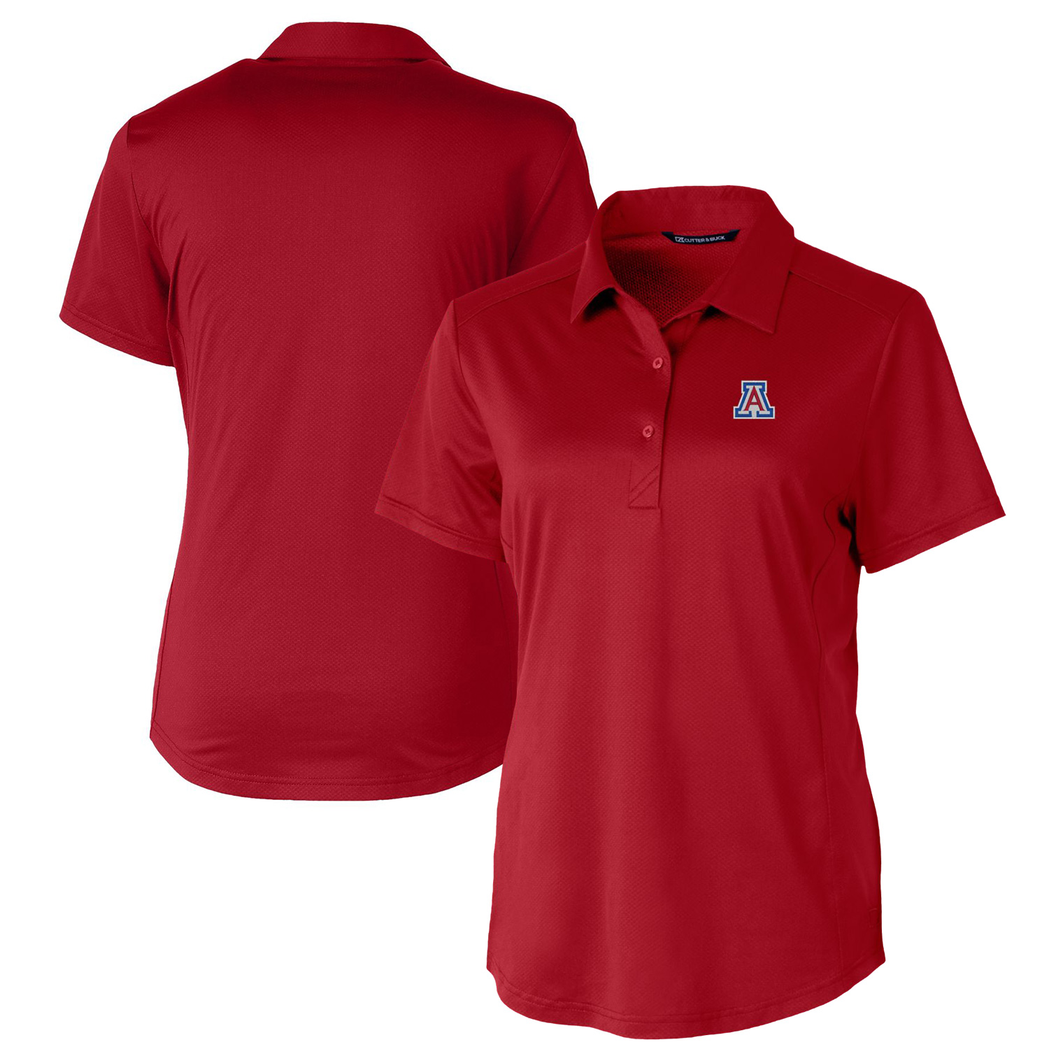 Women’s Cutter & Buck Cardinal Arizona Wildcats Prospect Textured Stretch Polo Women’s Cutter & Buck Cardinal Arizona Wildcats Prospect Textured Stretch Polo