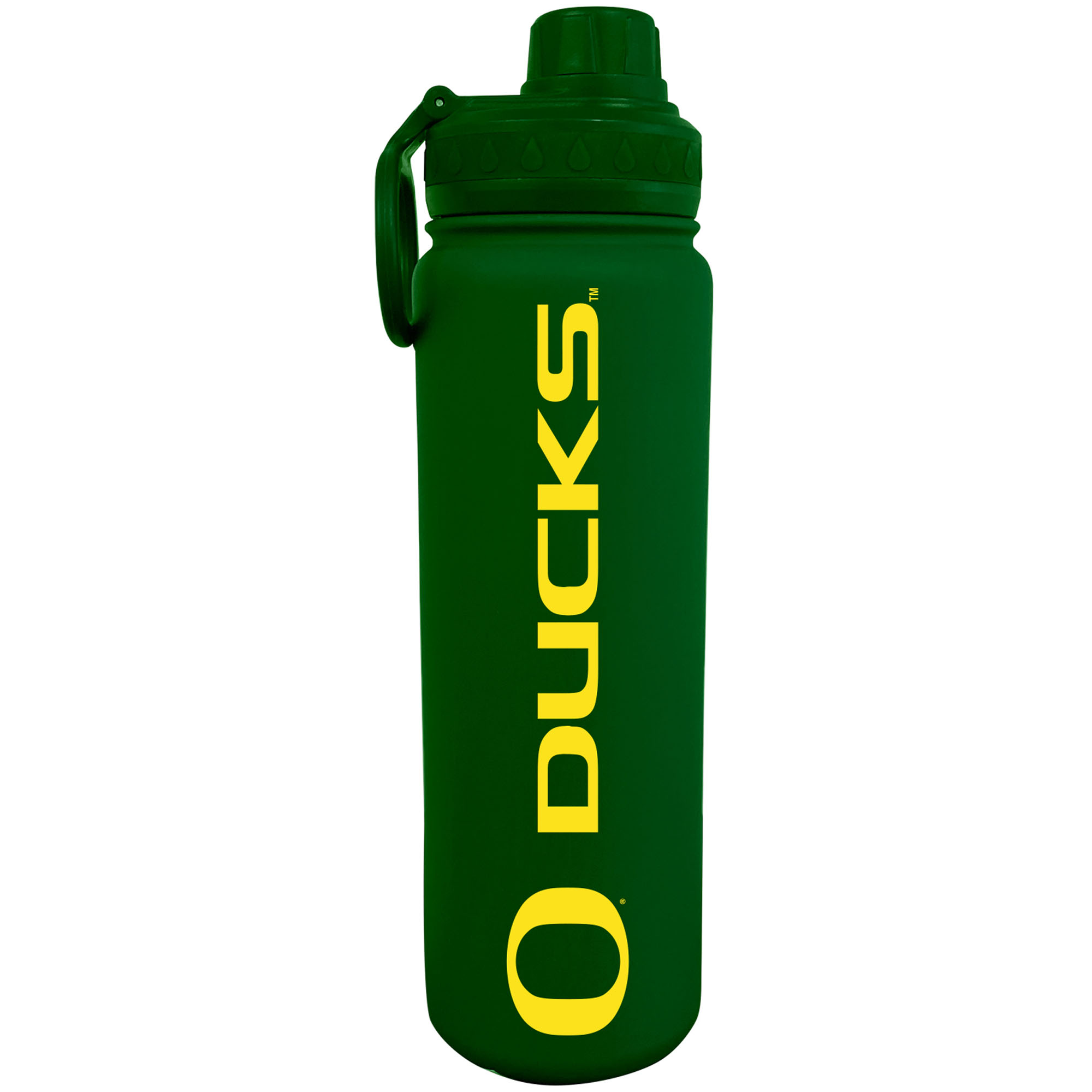 Green Oregon Ducks 24oz. Logo Stainless Sport Bottle Green Oregon Ducks 24oz. Logo Stainless Sport Bottle