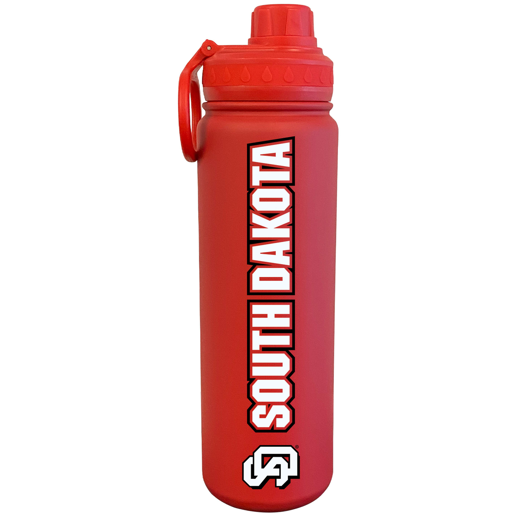 Red South Dakota Coyotes 24oz. Stainless Sport Bottle Red South Dakota Coyotes 24oz. Stainless Sport Bottle