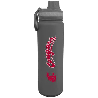 Gray Washington State Cougars 24oz. Stainless Sport Bottle