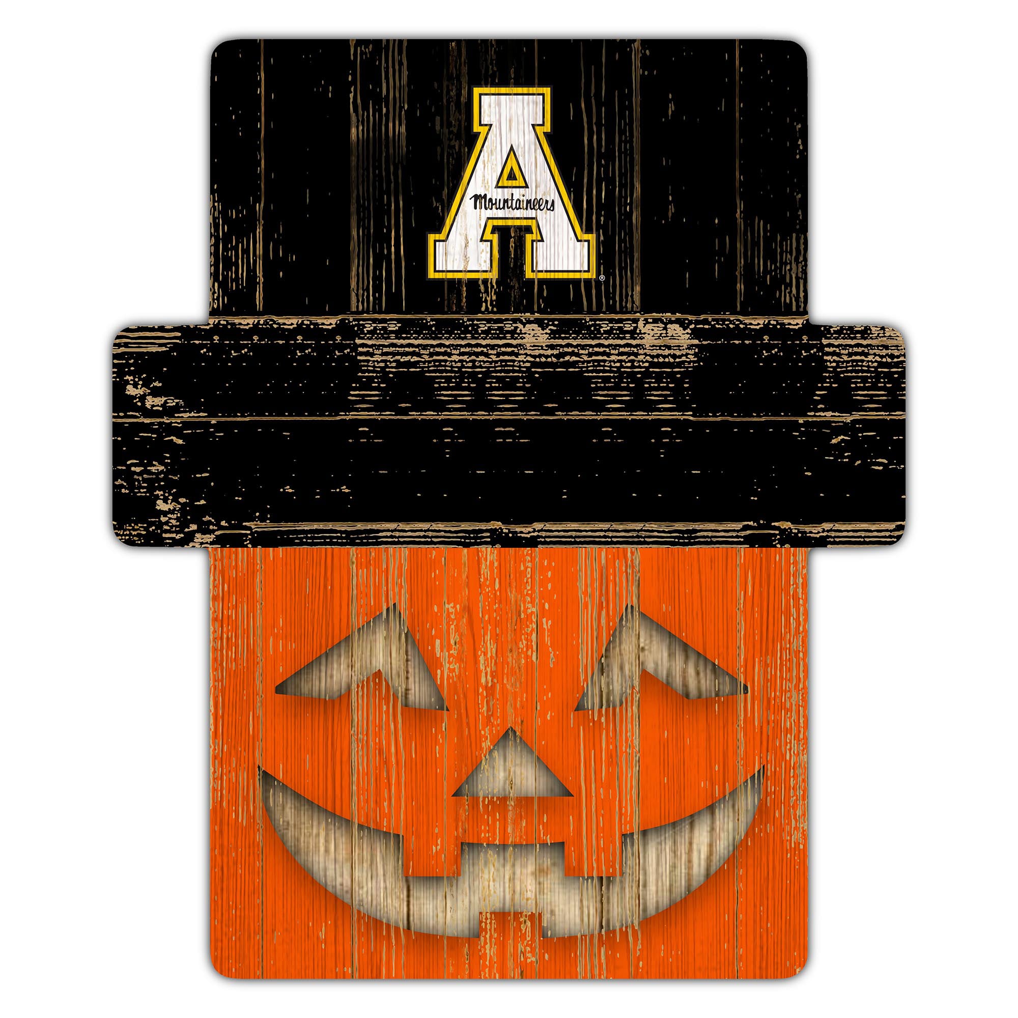Appalachian State Mountaineers 12" x 12" Jack-O-Lantern Display