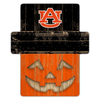 Auburn Tigers 12" x 12" Jack-O-Lantern Display