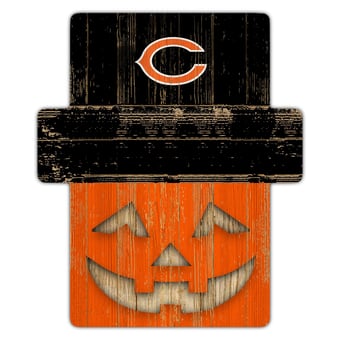 Chicago Bears 12" x 12" Jack-O-Lantern Display