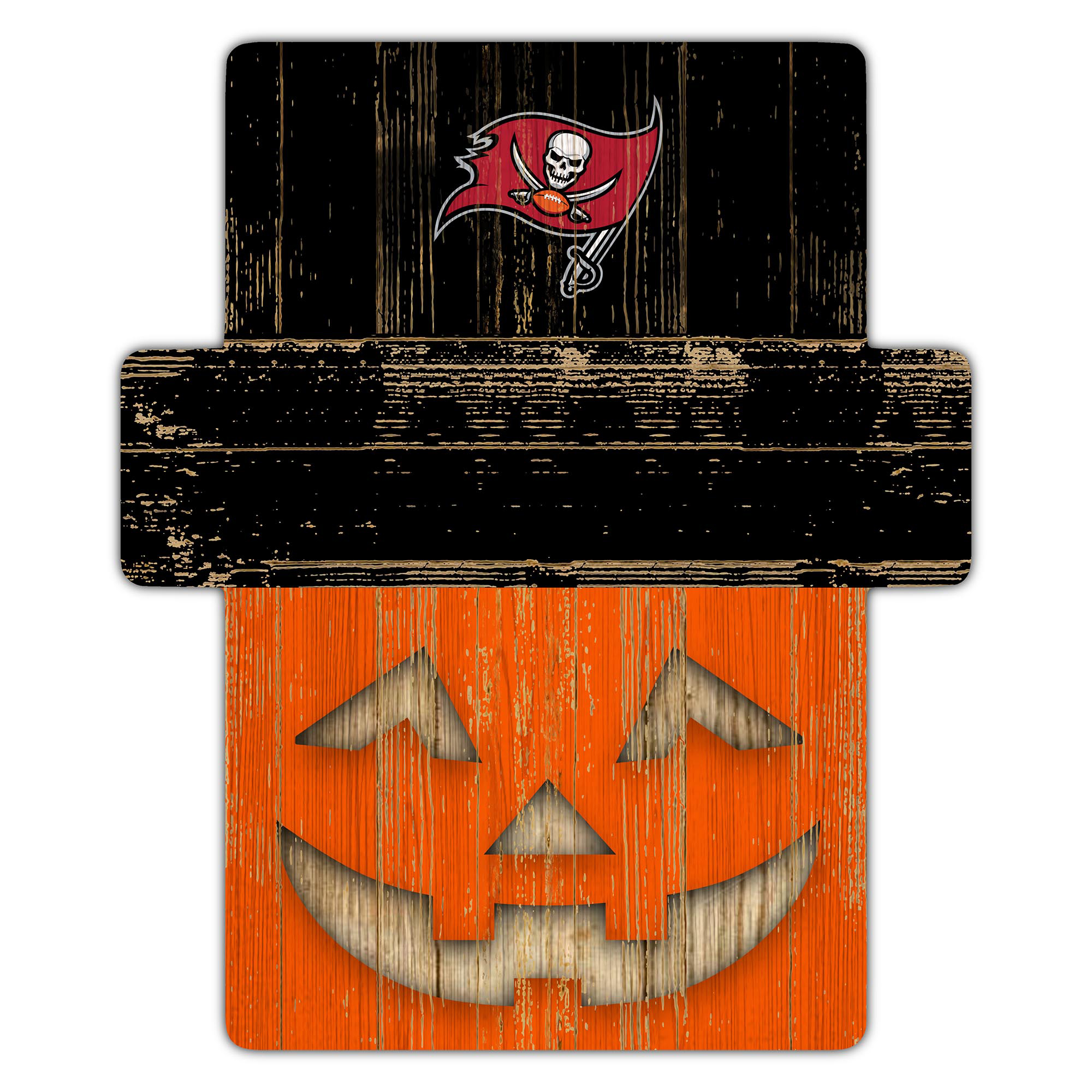 Tampa Bay Buccaneers 12" x 12" Jack-O-Lantern Display