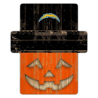 Los Angeles Chargers 12" x 12" Jack-O-Lantern Display