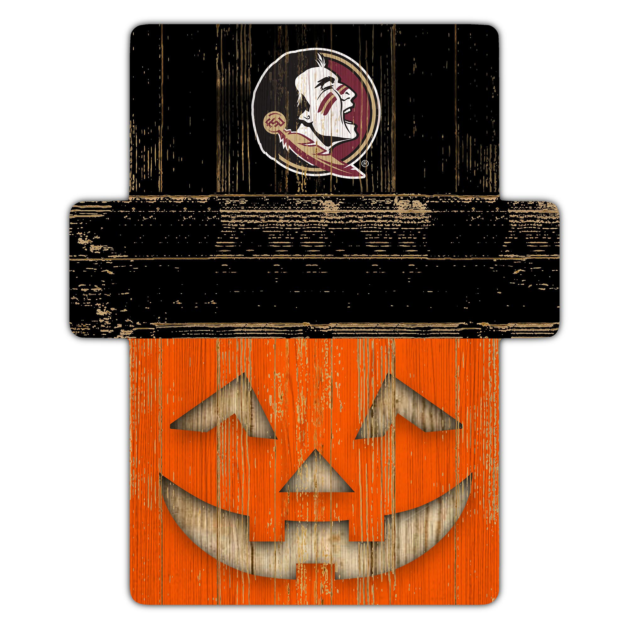 Florida State Seminoles 12" x 12" Jack-O-Lantern Display