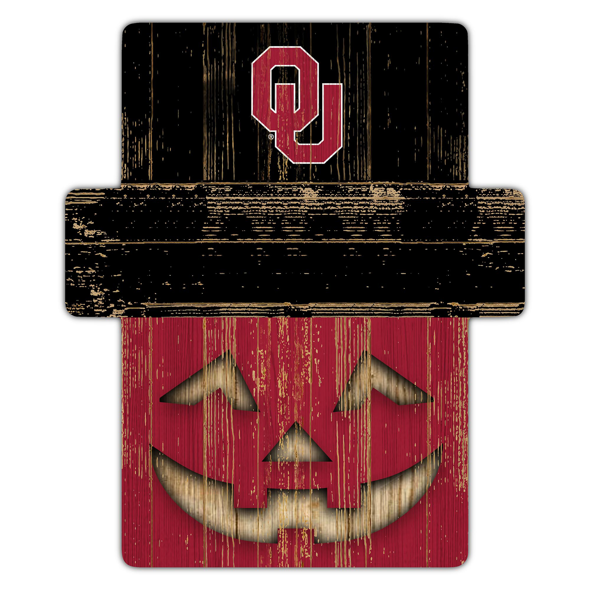 Oklahoma Sooners 12" x 12" Jack-O-Lantern Display