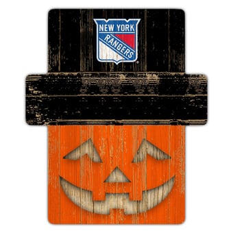 New York Rangers 12" x 12" Jack-O-Lantern Display