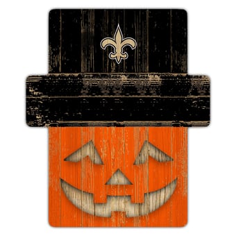 New Orleans Saints 12" x 12" Jack-O-Lantern Display