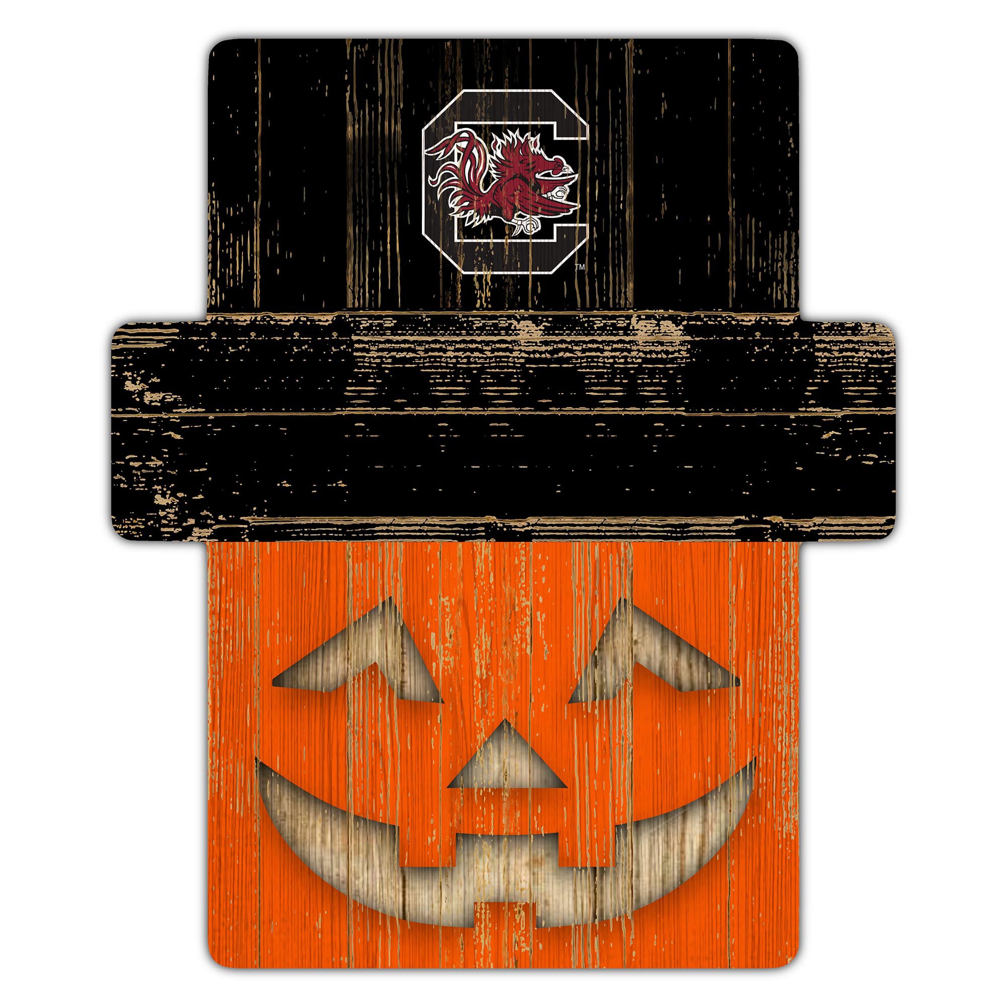South Carolina Gamecocks 12" x 12" Jack-O-Lantern Display