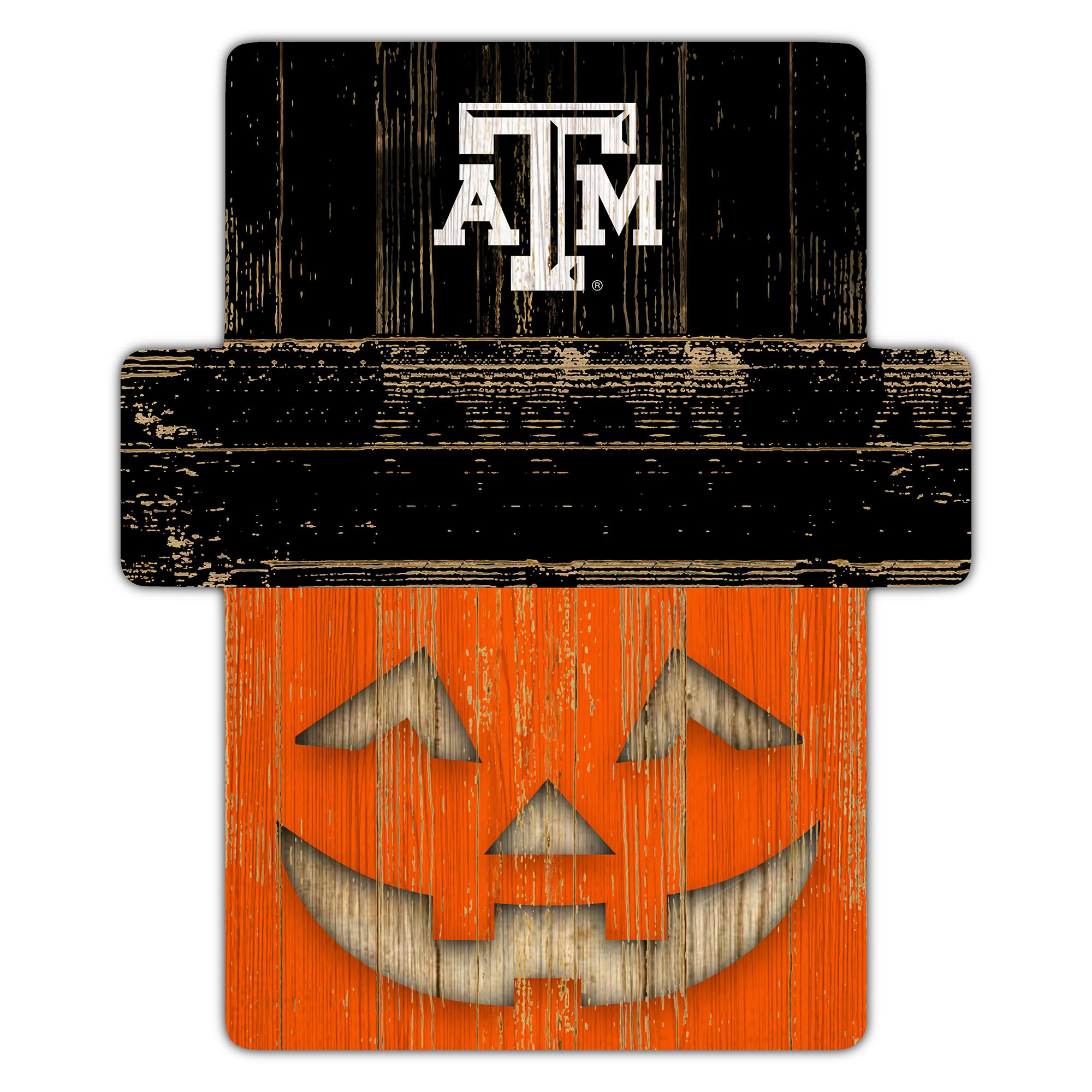 Texas A&M Aggies 12" x 12" Jack-O-Lantern Display