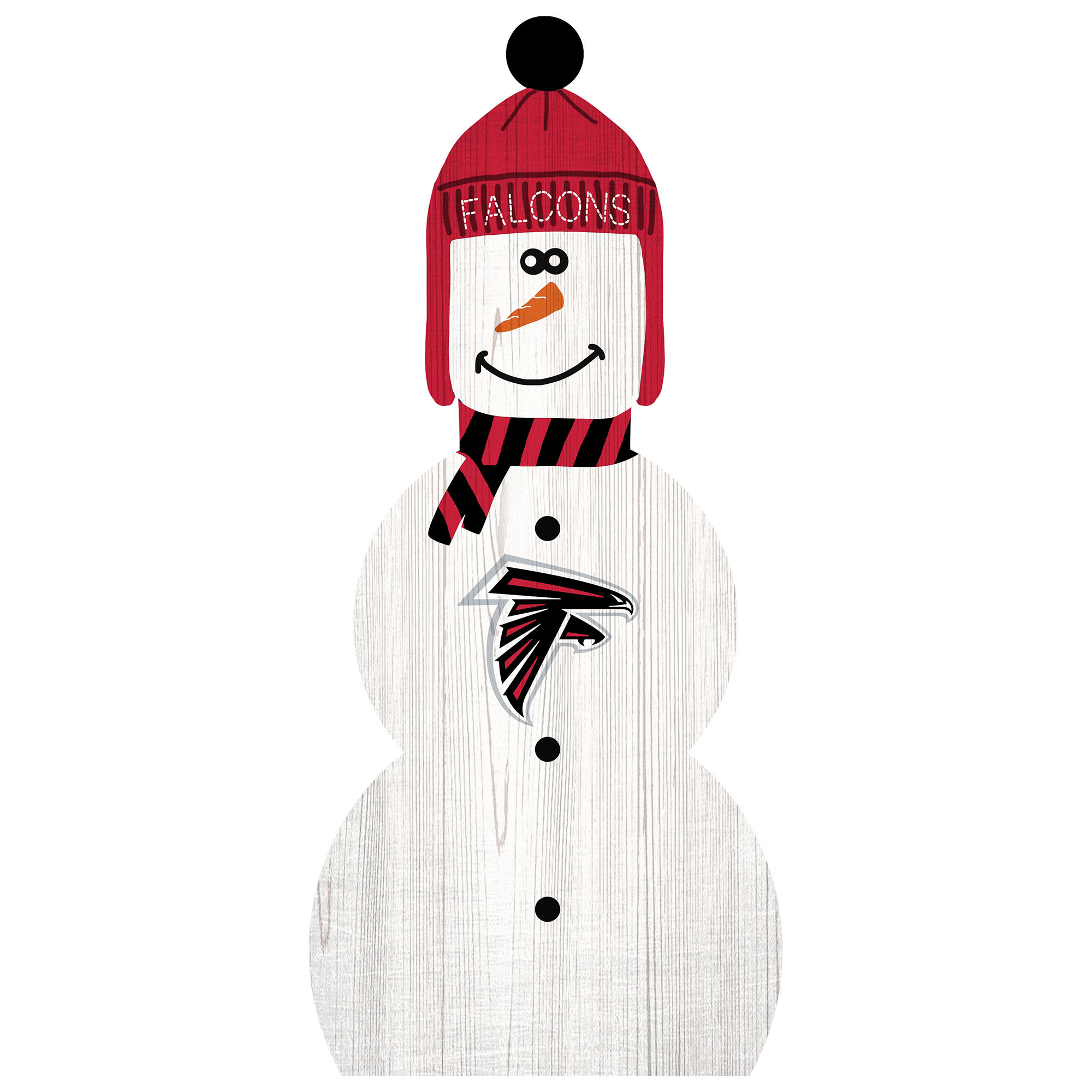 Atlanta Falcons 31'' Snowman Leaner