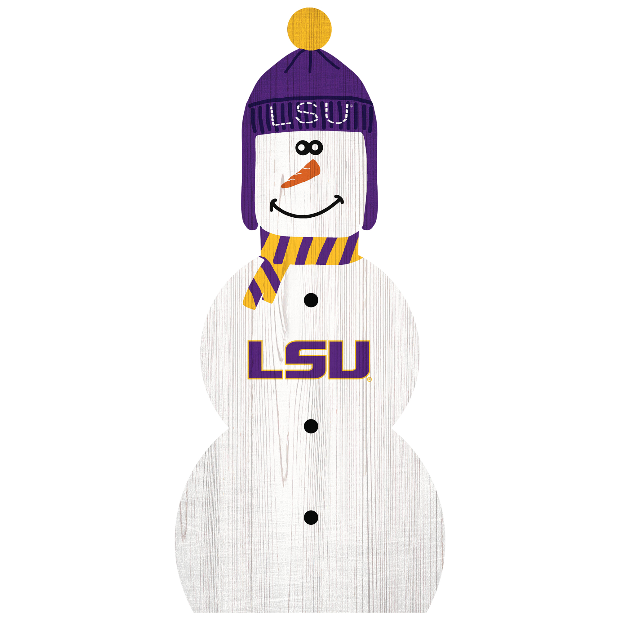 LSU Tigers 31'' Snowman Leaner