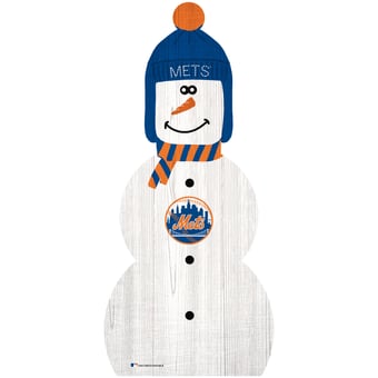 New York Mets 31'' Snowman Leaner