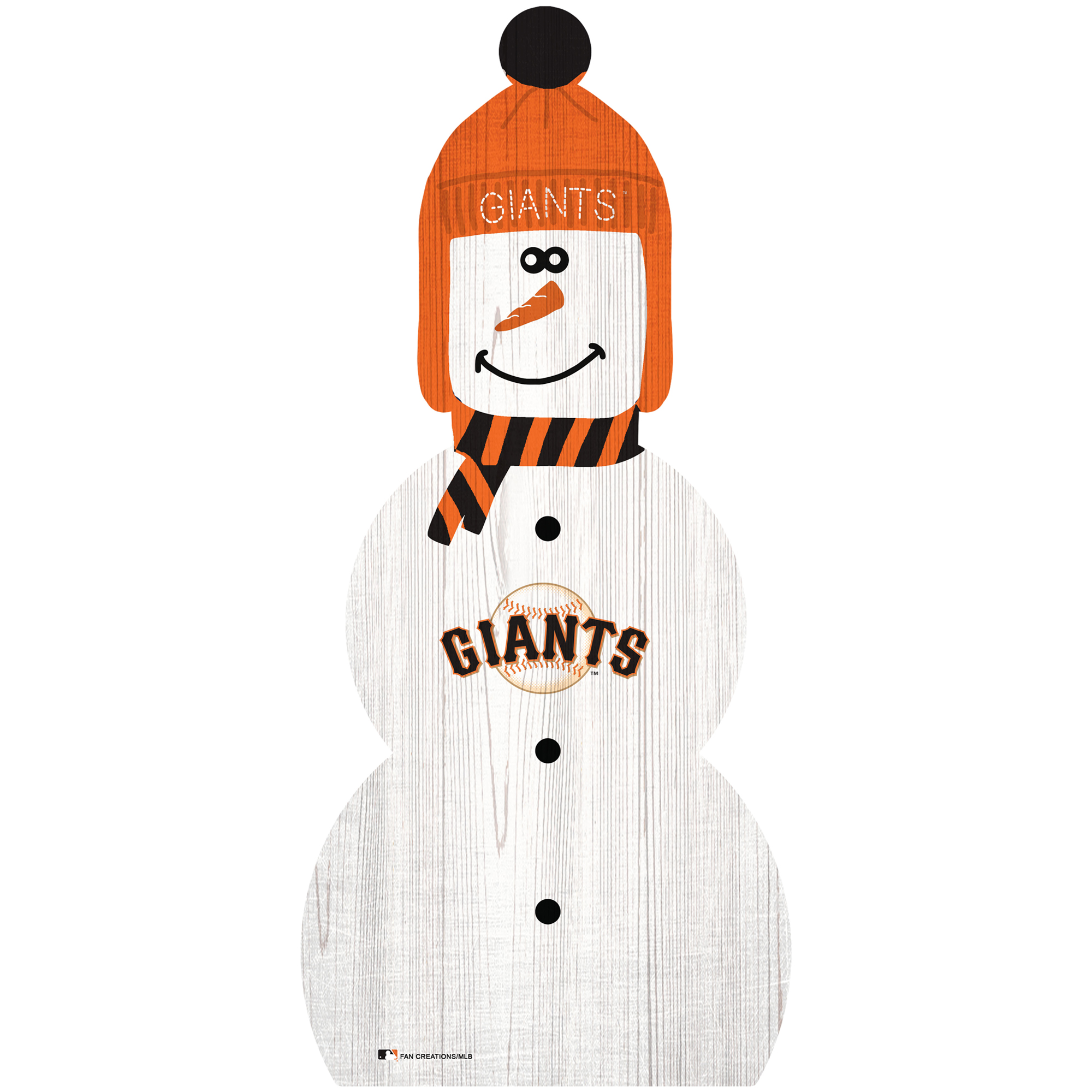 San Francisco Giants 31” Snowman Leaner San Francisco Giants 31” Snowman Leaner