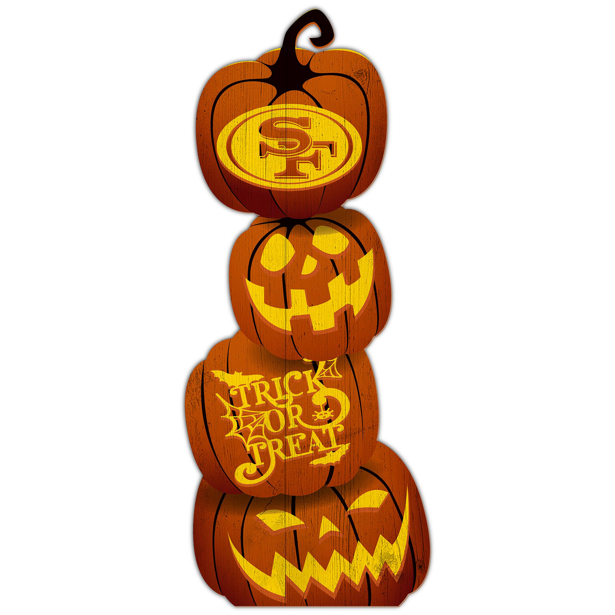 San Francisco 49ers 31'' Pumpkin Leaner
