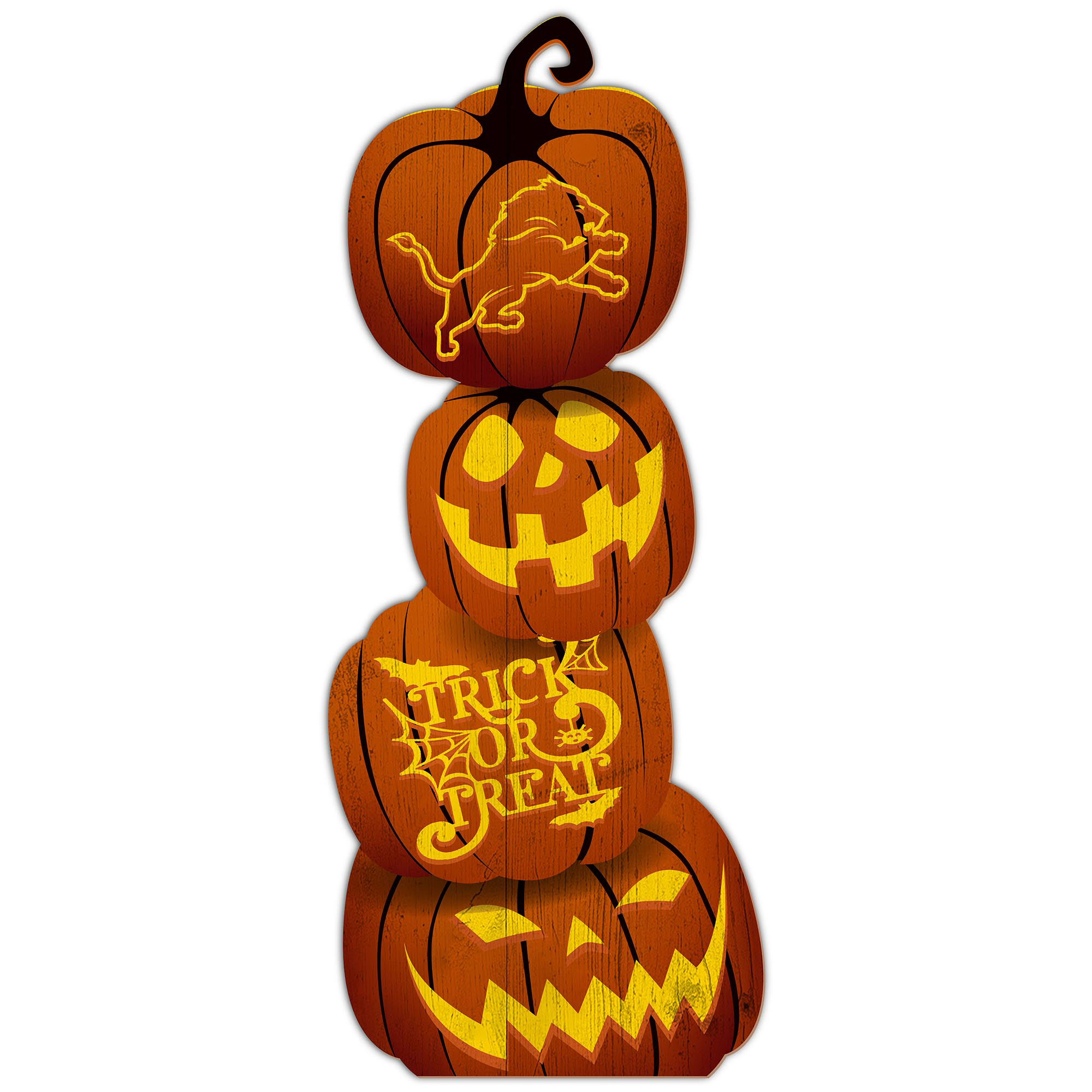 Detroit Lions 31'' Pumpkin Leaner