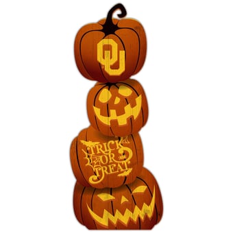 Oklahoma Sooners 31'' Pumpkin Leaner