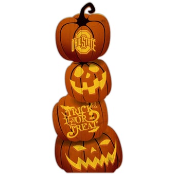 Ohio State Buckeyes 31'' Pumpkin Leaner