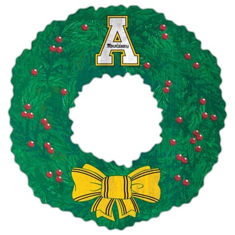 Appalachian State Mountaineers 16'' Team Wreath Sign