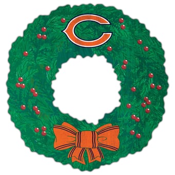 Chicago Bears 16'' Team Wreath Sign