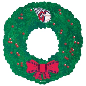 Cleveland Guardians 16'' Team Wreath Sign