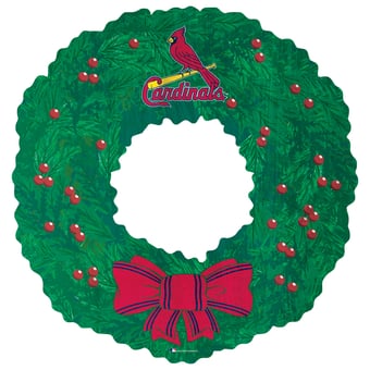 St. Louis Cardinals 16'' Team Wreath Sign