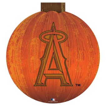 Los Angeles Angels 12'' Pumpkin Sign