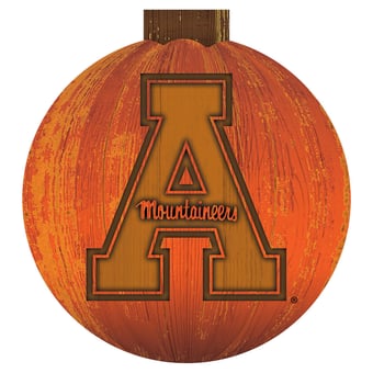 Appalachian State Mountaineers 12'' Pumpkin Sign