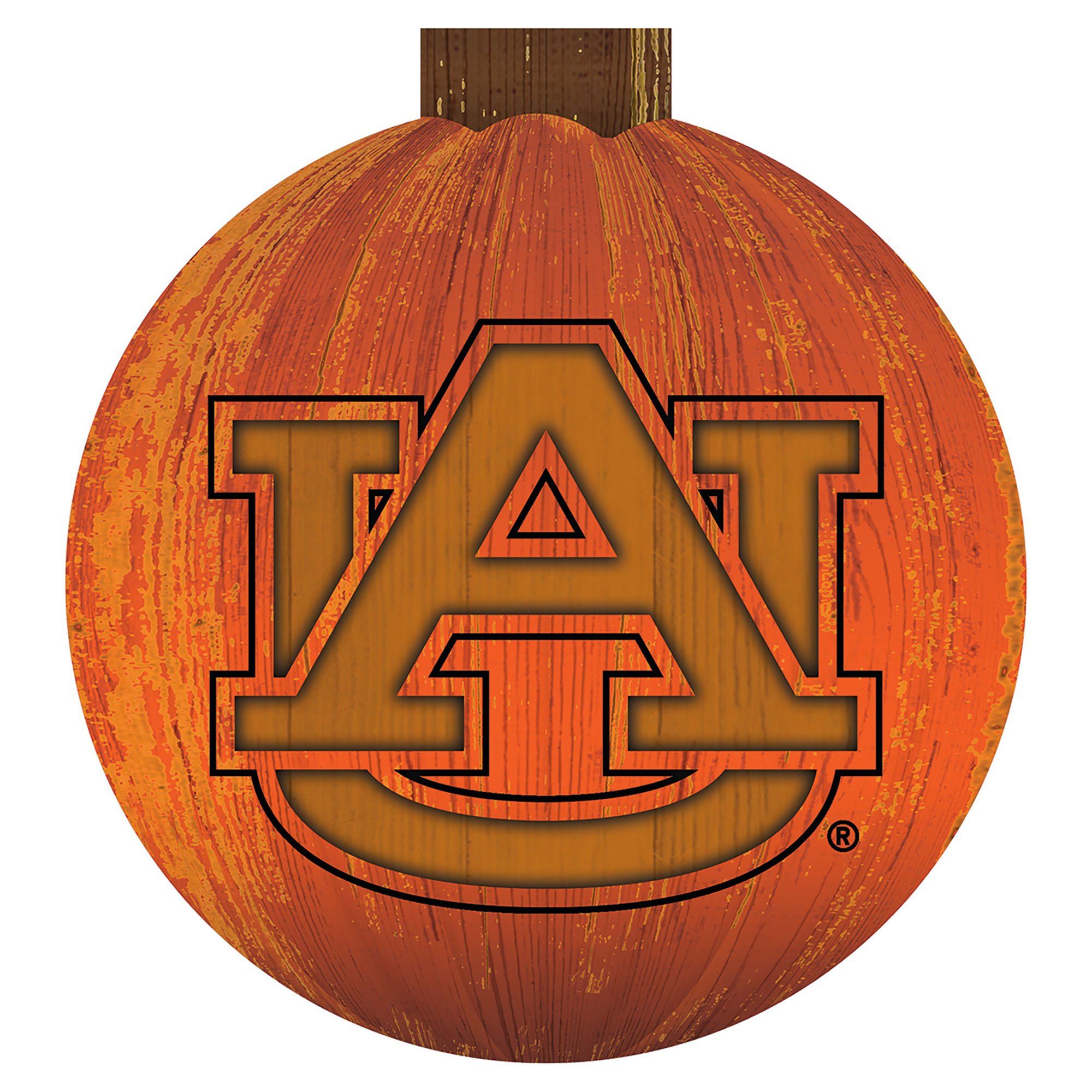 Auburn Tigers 12'' Pumpkin Sign