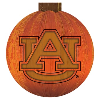 Auburn Tigers 12'' Pumpkin Sign
