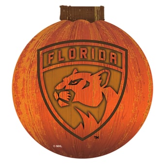 Florida Panthers 12'' Pumpkin Sign