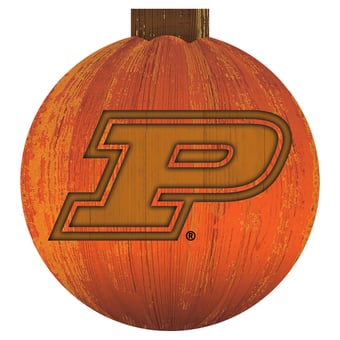 Purdue Boilermakers 12'' Pumpkin Sign