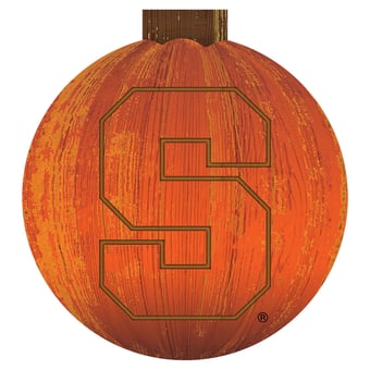 Syracuse Orange 12'' Pumpkin Sign