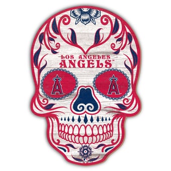 Los Angeles Angels 12'' Sugar Skull Sign