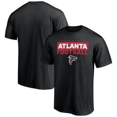 Men's Black Atlanta Falcons Gain Ground T-Shirt