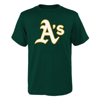 Youth Green Athletics Logo Primary Team T-Shirt