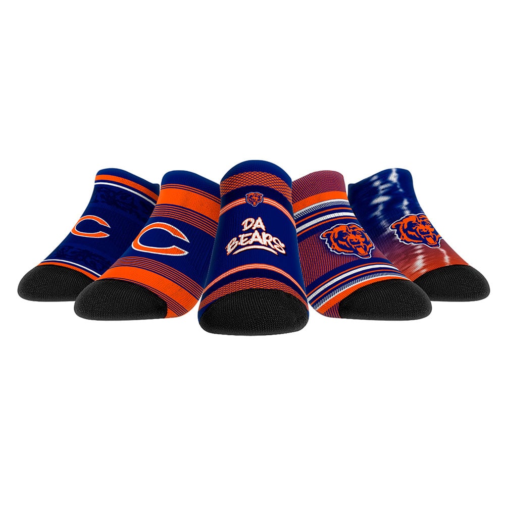 Unisex Rock Em Socks Chicago Bears Super Fan Five-Pack Low-Cut Socks Set Unisex Rock Em Socks Chicago Bears Super Fan Five-Pack Low-Cut Socks Set