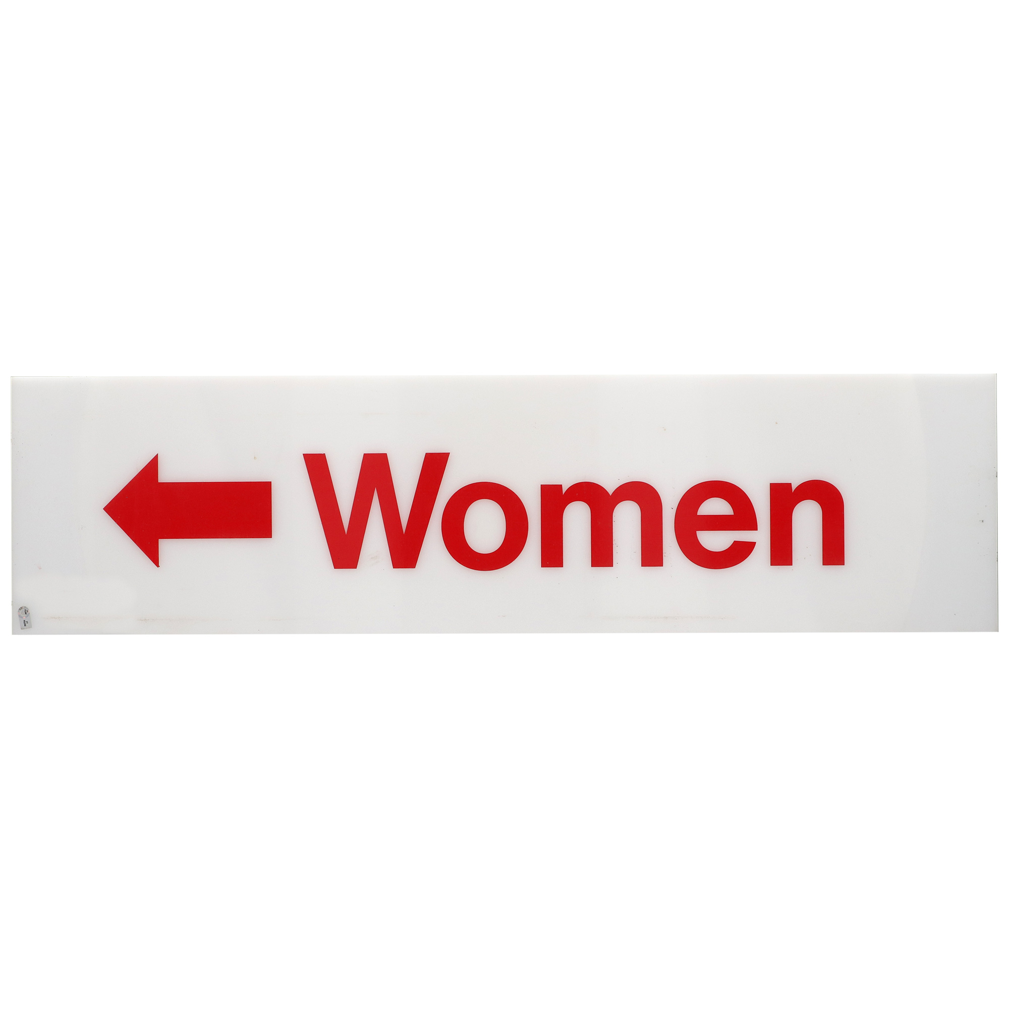 New York Yankees Event-Used Women "Left" Sign from Original Yankee Stadium