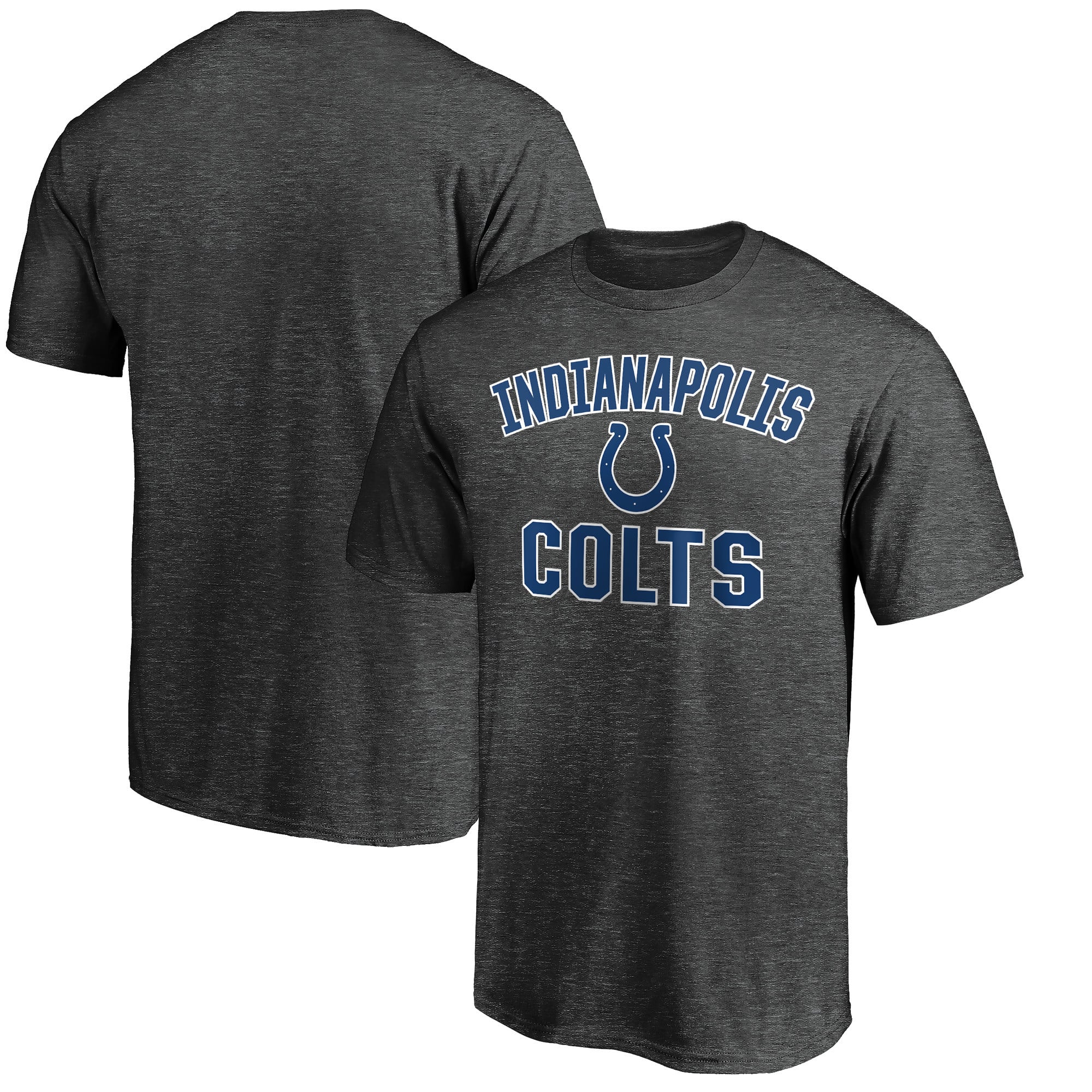Men’s Fanatics Heather Charcoal Indianapolis Colts Victory Arch T-Shirt Men’s Fanatics Heather Charcoal Indianapolis Colts Victory Arch T-Shirt