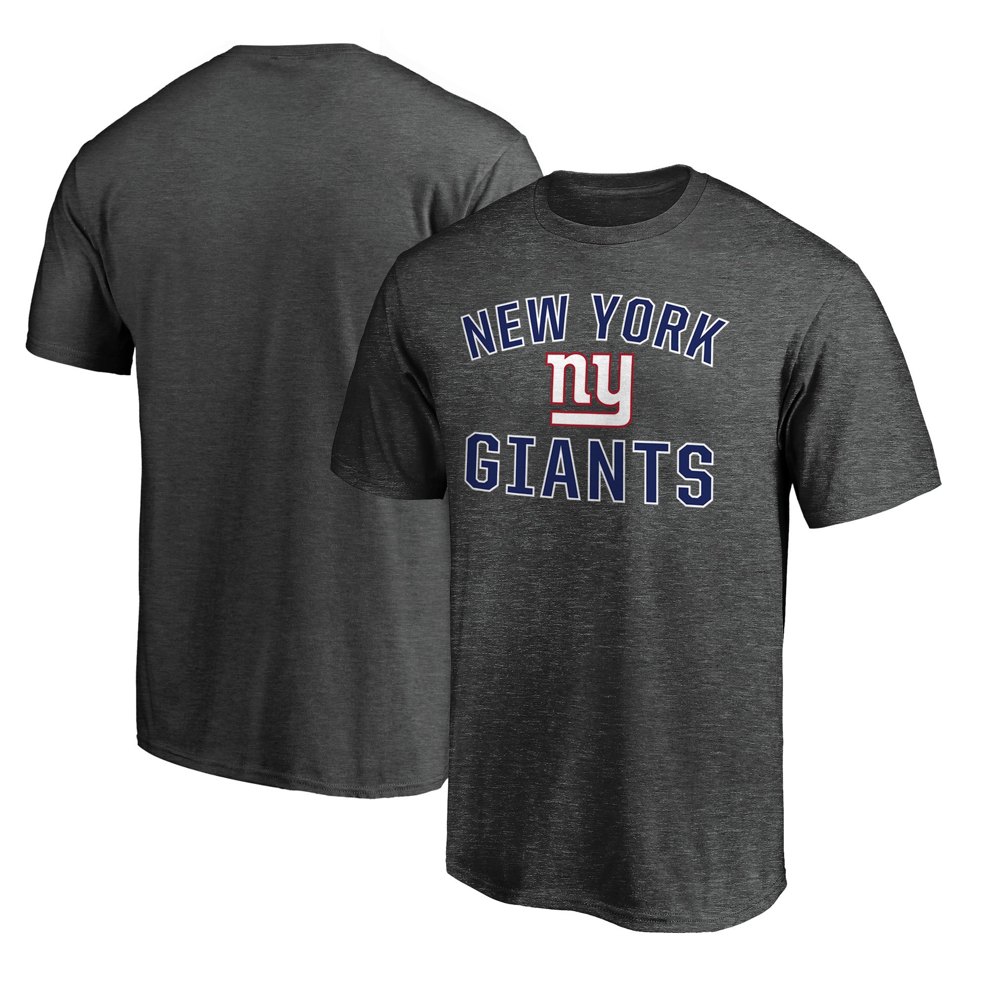 Men’s Fanatics Heather Charcoal New York Giants Victory Arch T-Shirt Men’s Fanatics Heather Charcoal New York Giants Victory Arch T-Shirt