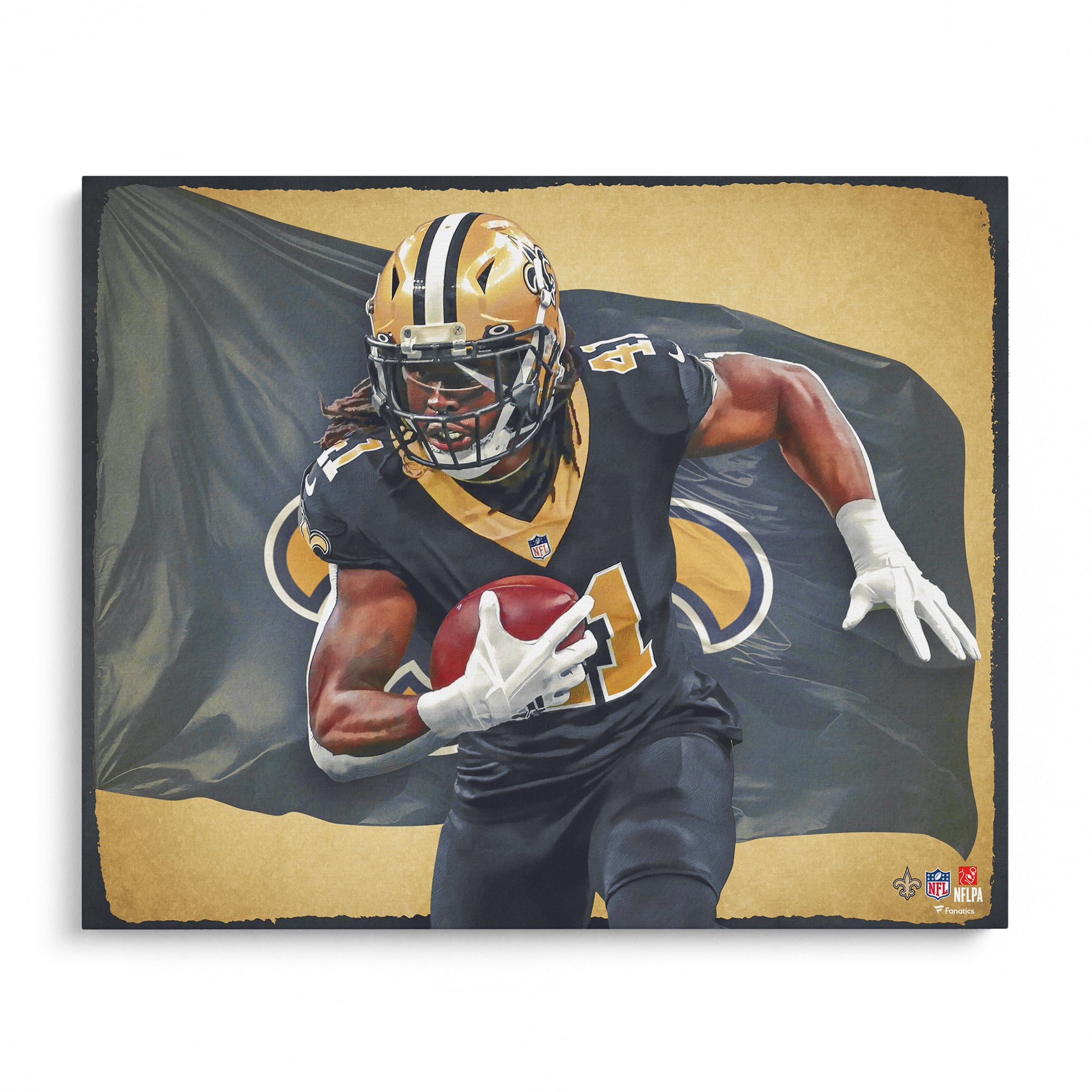 Alvin Kamara New Orleans Saints Unsigned 16″ x 20″ Photo Print – Designed by Artist Brian Konnick Alvin Kamara New Orleans Saints Unsigned 16″ x 20″ Photo Print – Designed by Artist Brian Konnick