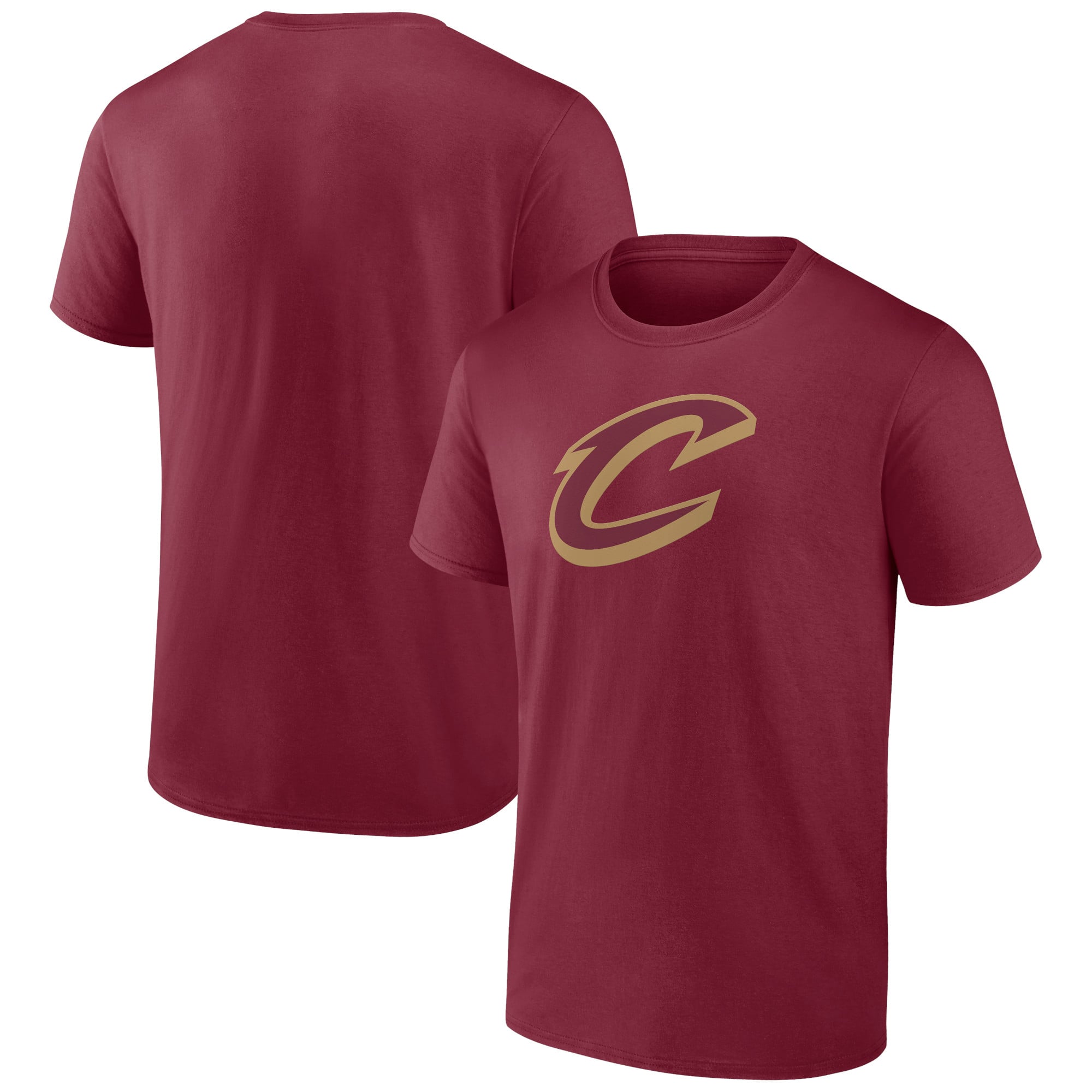 Men's Garnet Cleveland Cavaliers Logo T-Shirt