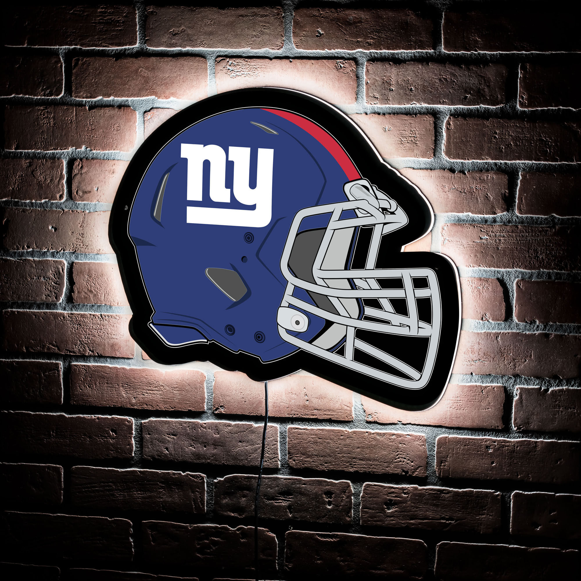 NFL Backlit Helmet Wall Sign - New York Giants