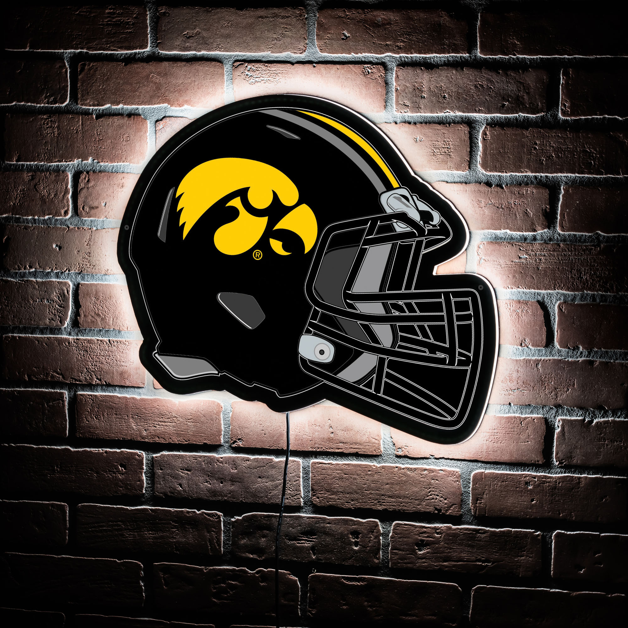 Iowa Hawkeyes LED Wall Helmet