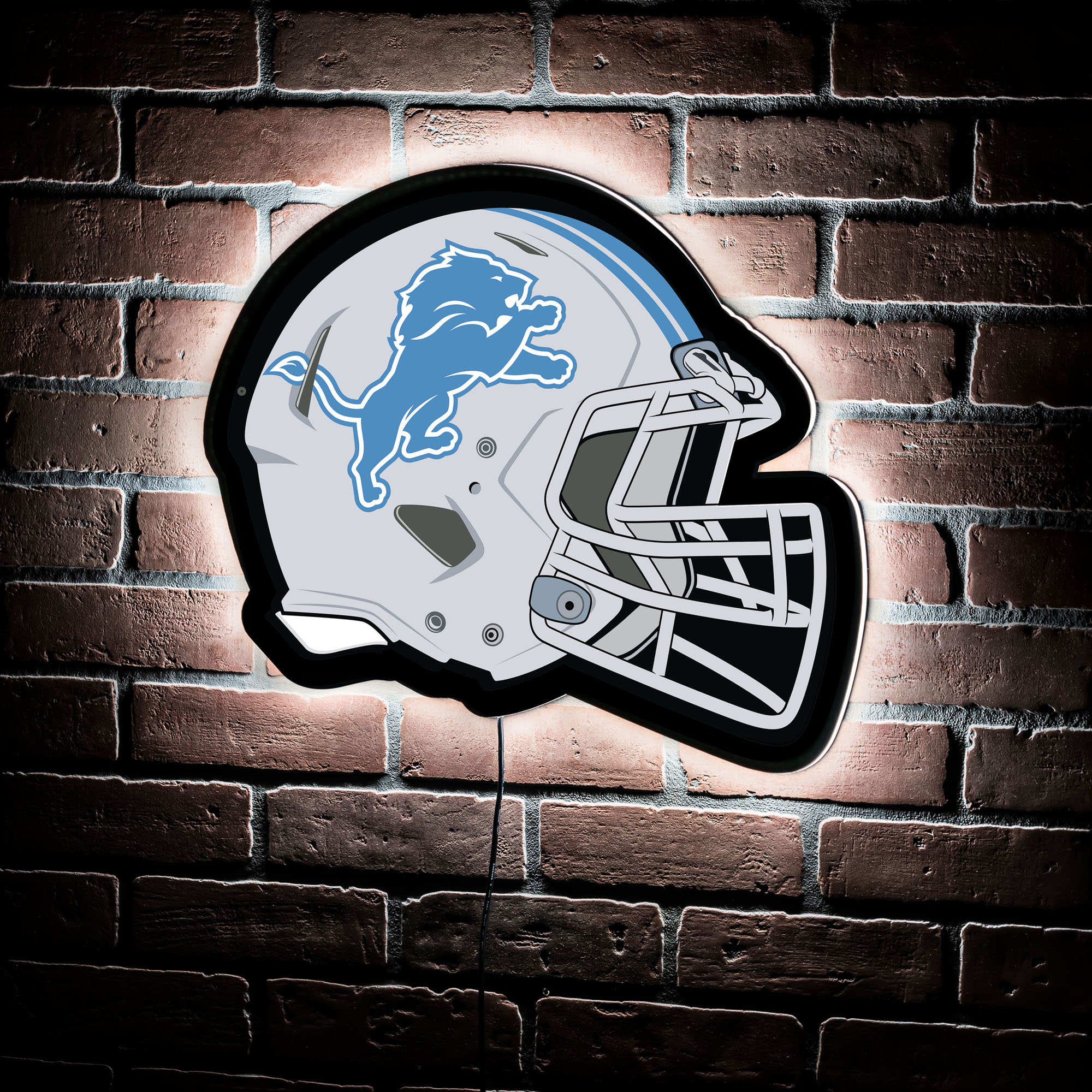 Detroit Lions LED Wall Helmet