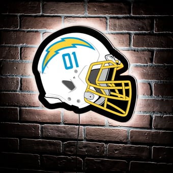 Los Angeles Chargers LED Wall Helmet